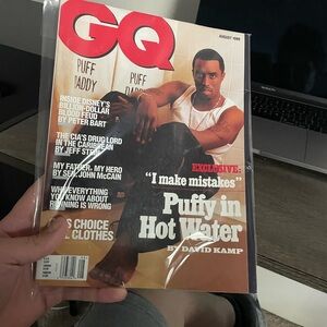 GQ magazine AUGUST 1999 Sean Combs “I Make Mistakes”
